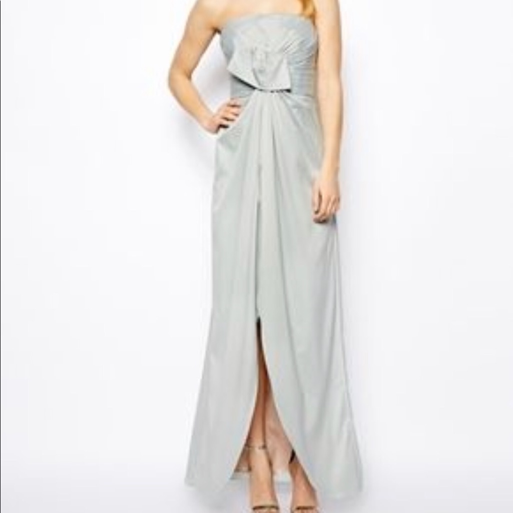Coast Aurora High Low Maxi Dress In Mint